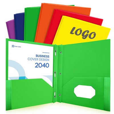 Heavy Duty Two Pocket Folders with Prongs