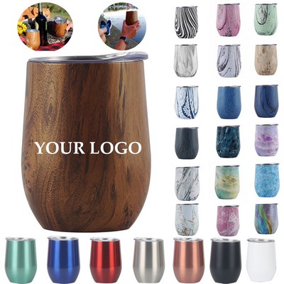Wine Tumbler Double Wall Vacuum Insulated Travel Tumbler Cup for Coffee