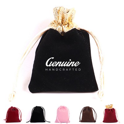 Drawstrings Velvet Bag