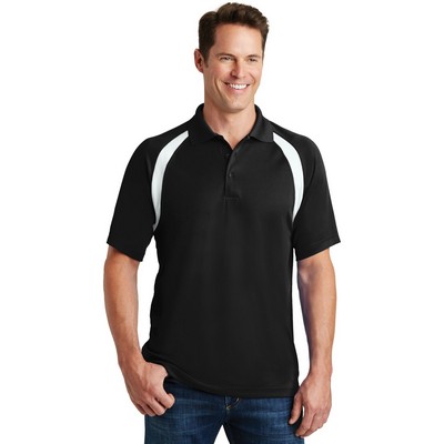 Sport-Tek Dry Zone Colorblock Raglan Polo.