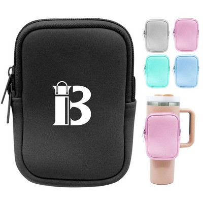 Neoprene Adjustable Gym Water Bottle Storage Pouch