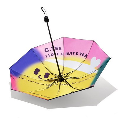 22-inch 8-Rib Manual Folding Umbrella