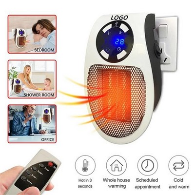 350W Wall Outlet Electric Space Heater.