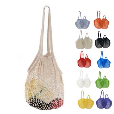 Reusable Cotton Mesh Tote Bag