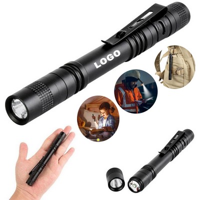 Portable Mini Flashlight With Clip