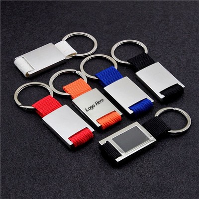 Square Metal Key Tags
