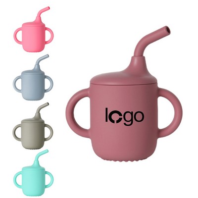 Baby Silicone Sippy Cup.