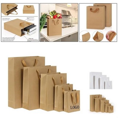 High-Value Paper Handbags Kraft Gift Bags