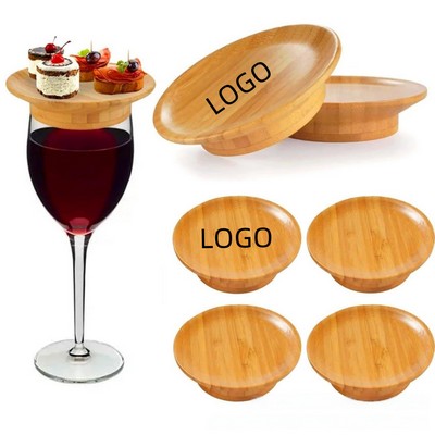 Wooden Wine Glass Charcuterie Topper Board