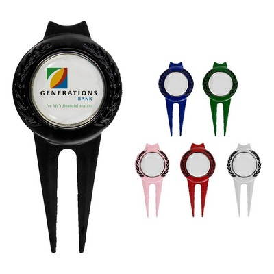 Tour Divot Tool With Magnetic Marker