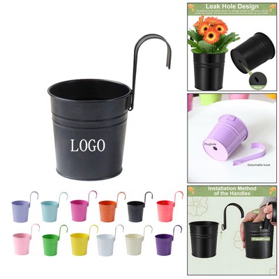 Metal Hanging Planter Flower Pots