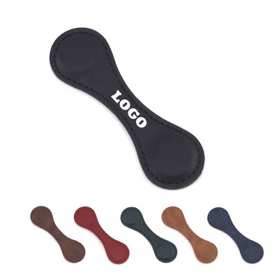 Genuine Leather Bookmark Double