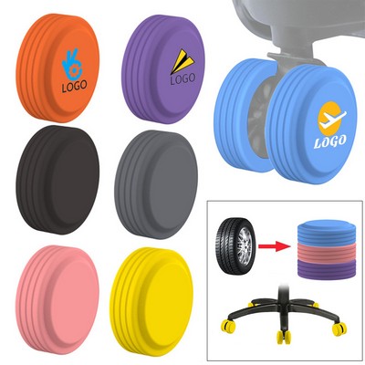 Durable Silicone Luggage Wheel Covers