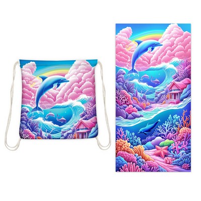 Oversized Quick-Dry Fine Fibre Towel Backpack