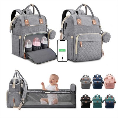 Diaper Backpack with Changing Station.