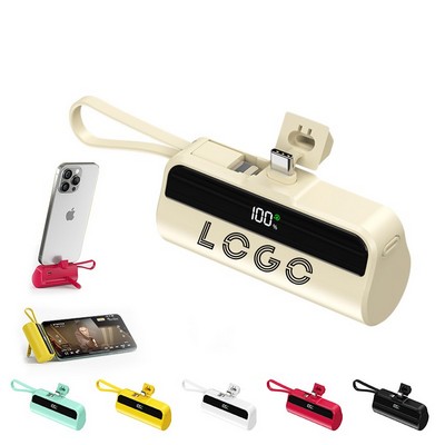 5000MAH Pocket Power Bank with Stand