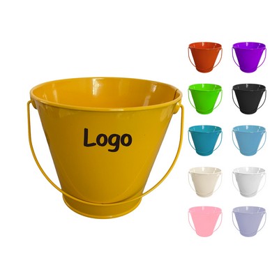 700ml Steel Planter Bucket - Candy Color Metal Pails for Succulents & Event Decor
