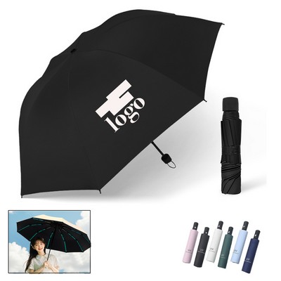 12-Rib UV Protection Folding Parasol
