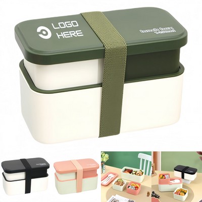 Double Layer Compartment Lunch Box