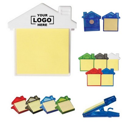 Handy House Clip With Sticky Notes