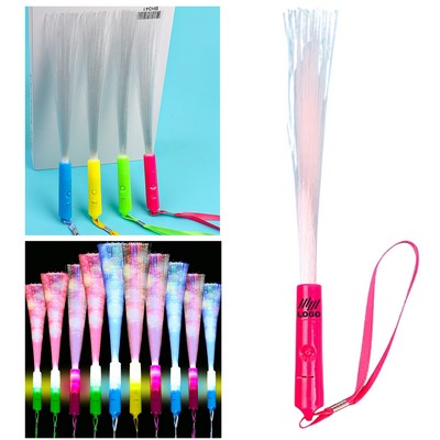 Glow Stick Light Up Fiber Optic Wand