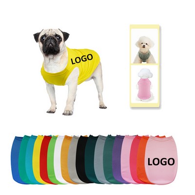 Breathable Summer Pet Shirt for Small Dogs & Cats