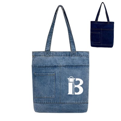 Denim Canvas Bag