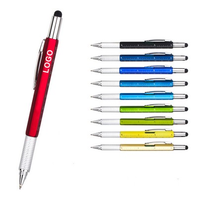 Multi-function 6-in-1 Tool Ballpoint Pen