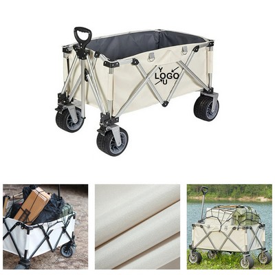 Foldable Garden Camping Trailer Cart