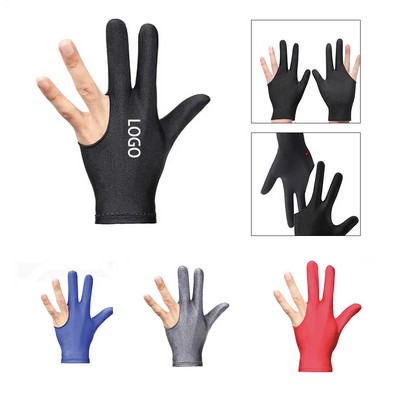 Triple-Finger Billiard Gloves