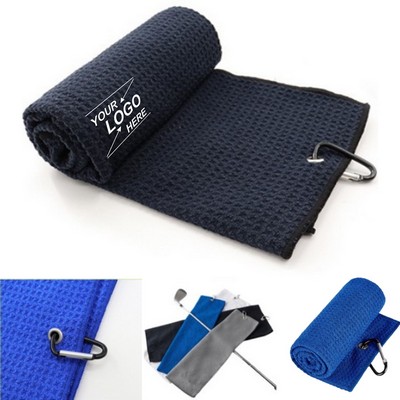 Premium Golf Towel With Clip