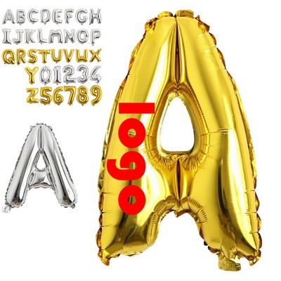 32 Inch Large Foil Letter Balloons