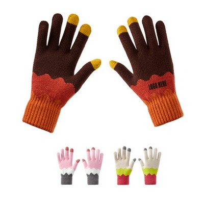 Winter Warm Knitted Touchscreen Gloves