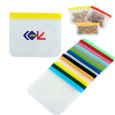 Reusable PEVA Zip Food Bag