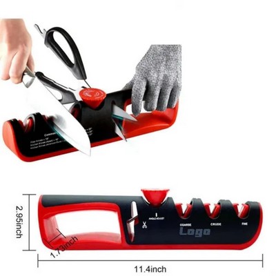 HomeTools Adjustable 5-in-1 Kitchen Knife Sharpeners