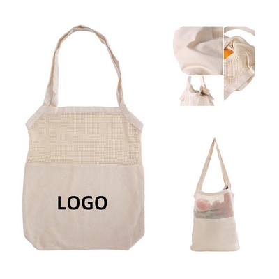 Cotton Mesh Tote Bag