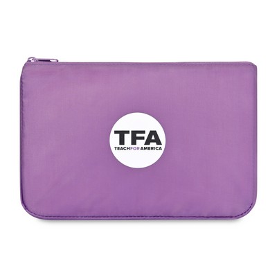 Arlo rPET Zippered Pouch - Purple