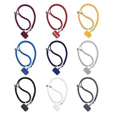 Hands-Free Durable Braided Nylon Phone Lanyard