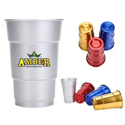 16 oz Aluminium Beer Cup