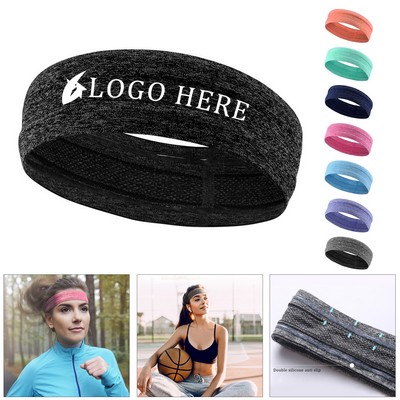 Silicone Anti-Slip Sports Headband