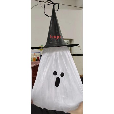 Non Luminous Face Shaped Skirt Wizard Hat