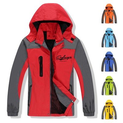 Winter Outdoor Waterproof Hooded Coat