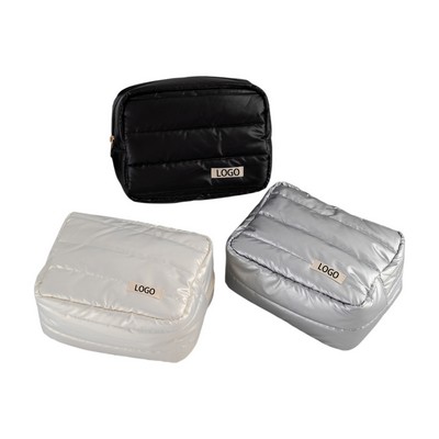 Pu leather makeup bag