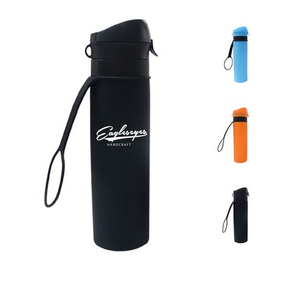 21OZ Flexible Silicone Travel Bottle