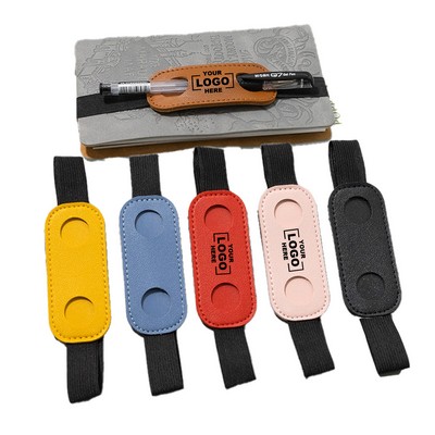 Elastic Strap Stretch Pen Holder