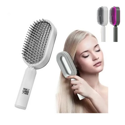 Custom Self Cleaning Airbag Massager Comb Hairdressing Brush for Women