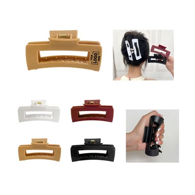 Silicone Rectangle Claw Clip