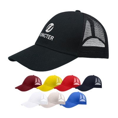 Mesh Patchwork Baseball Cap