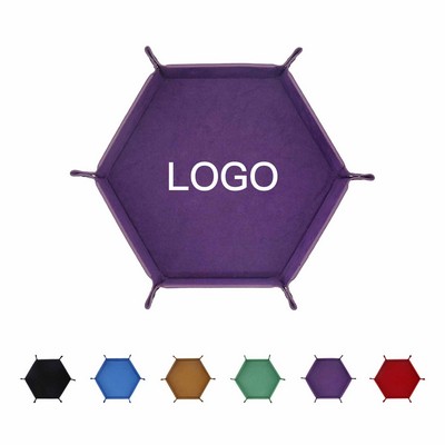 PU Leather Dice Tray