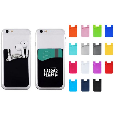 Slim Silicone Adhesive Card Holder